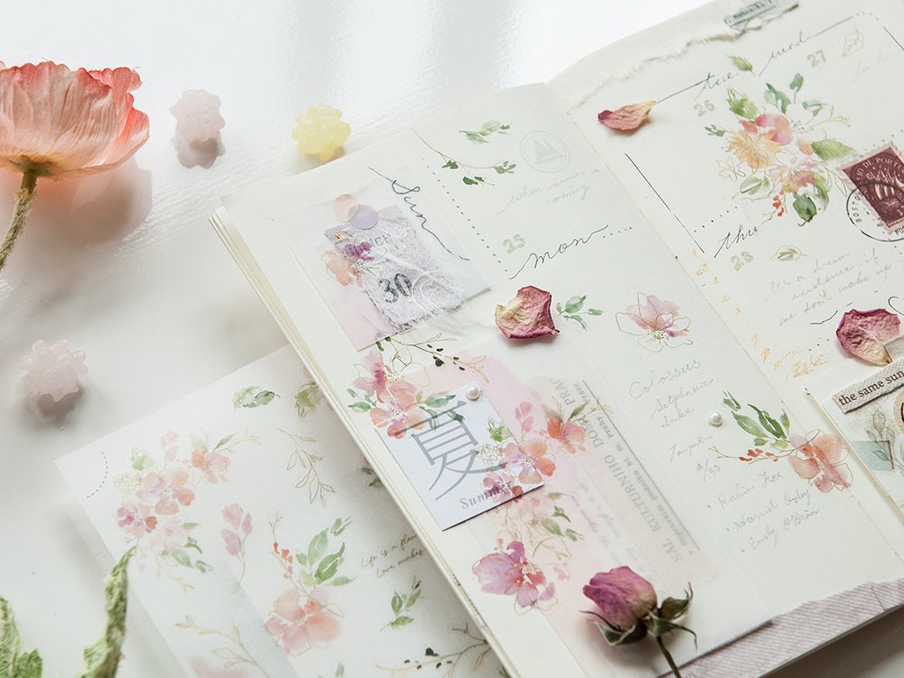 MU Print-On Siirtotarrat 190 - Soft Pink Of Summer