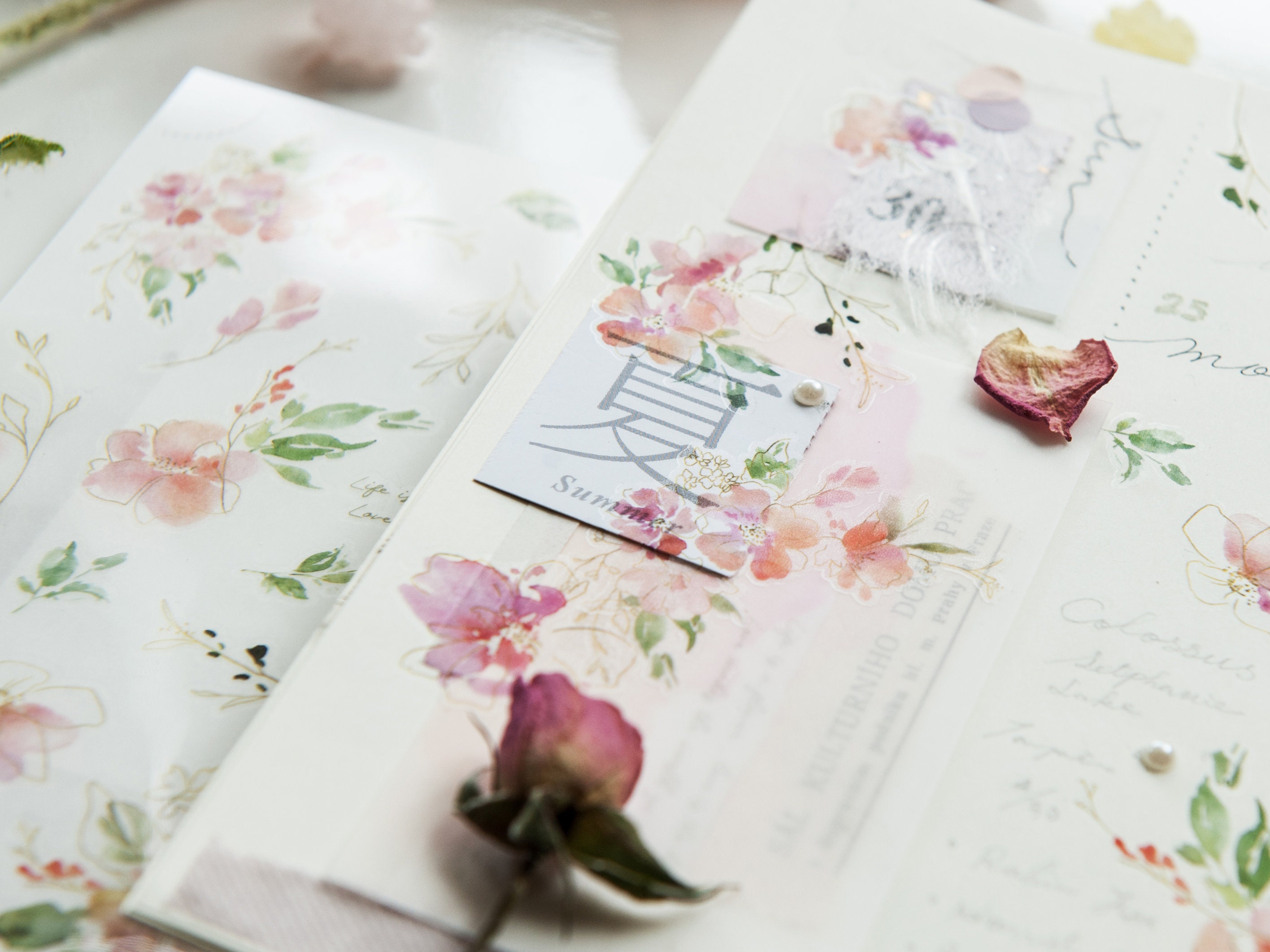 MU Print-On Siirtotarrat 190 - Soft Pink Of Summer