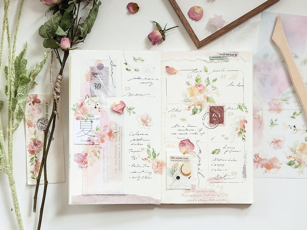 MU Print-On Siirtotarrat 190 - Soft Pink Of Summer