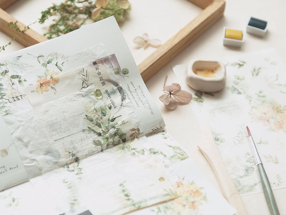 MU Print-On Siirtotarrat 192 - Summer Morning Mist