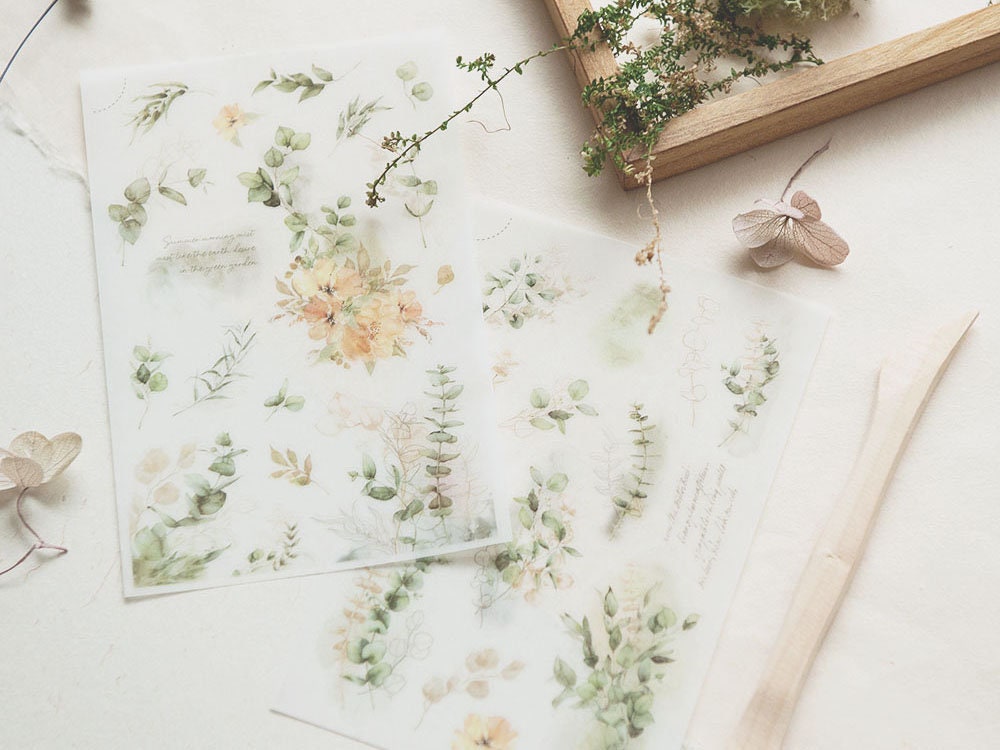 MU Print-On Siirtotarrat 192 - Summer Morning Mist