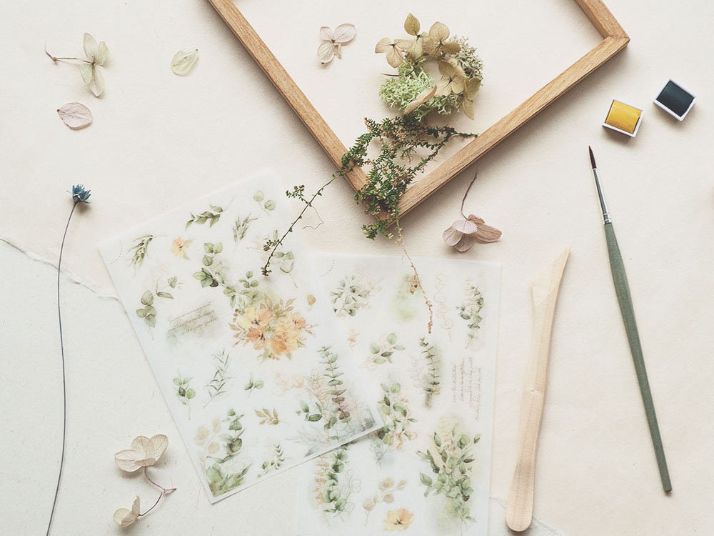 MU Print-On Siirtotarrat 192 - Summer Morning Mist