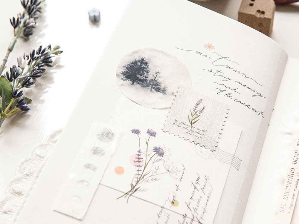 MU Print-On Transfer Stickers 203 -  Valley Of Flowers