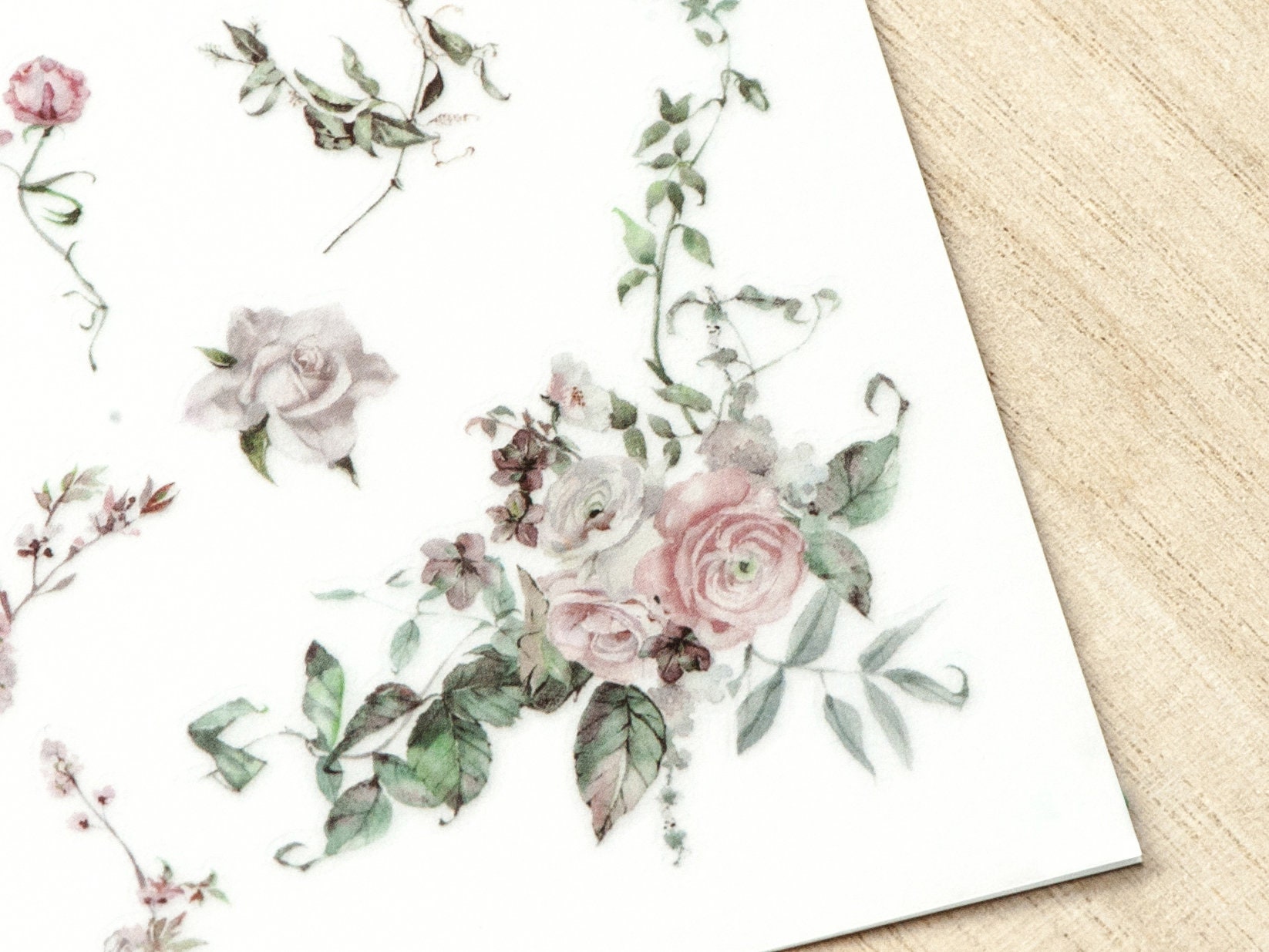 MU Print-On Transfer Stickers 204 - Intertwined Beauty