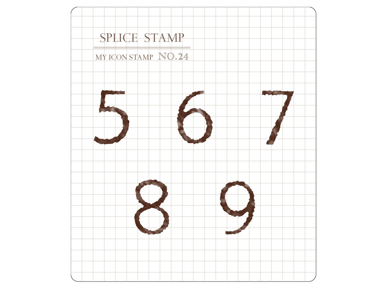 Pre-Order MU Clear Stamp Set Icon 023 - Numbers Basic