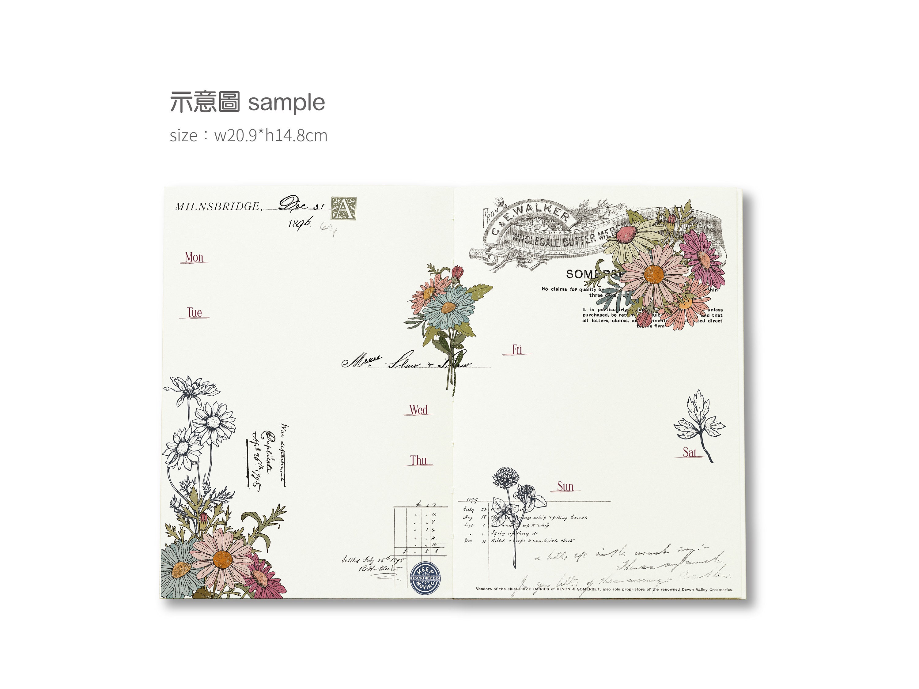 Pre-Order MU Print-On Transfer Stickers 211 - Flower Archives