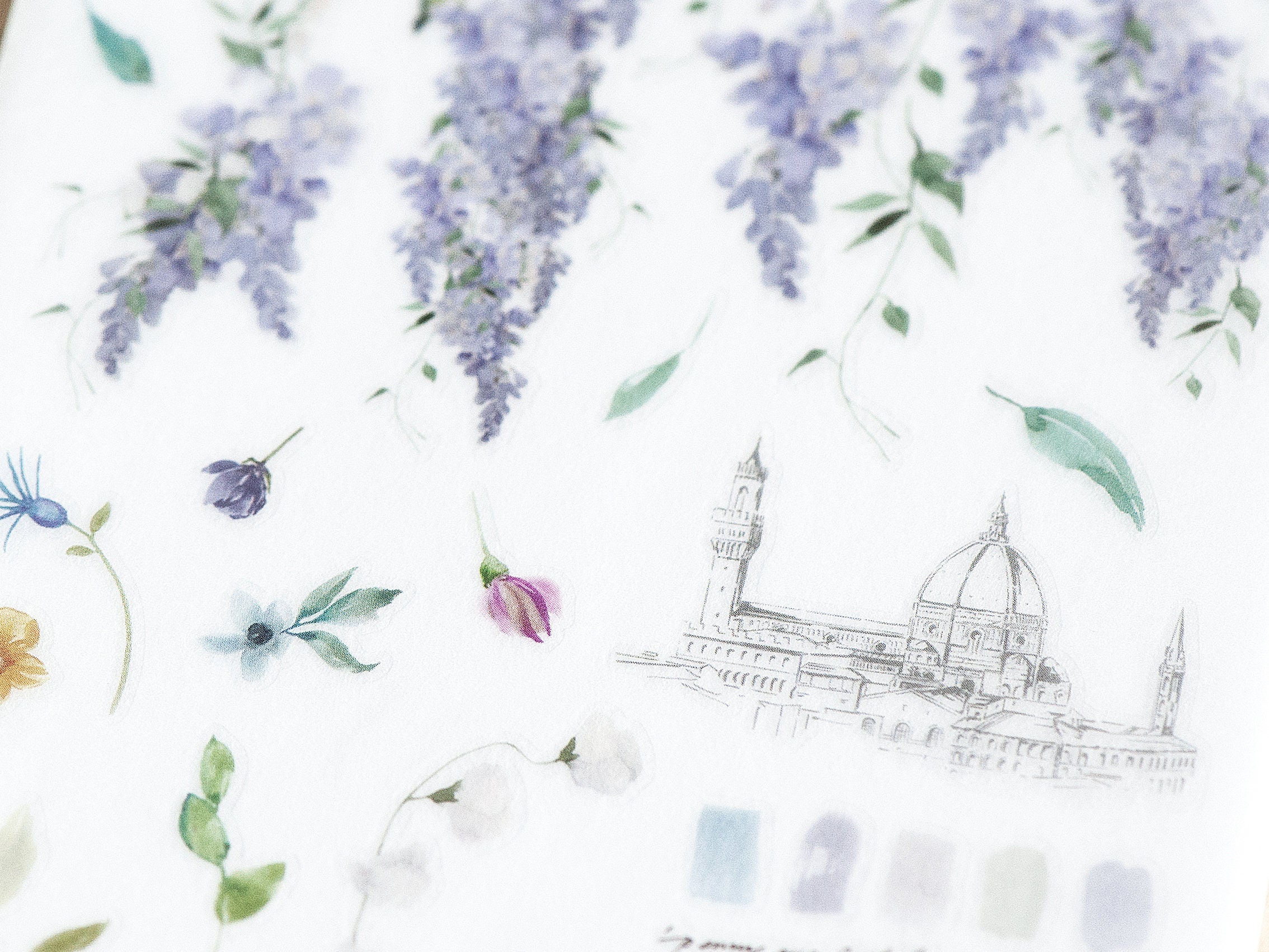 Pre-Order MU Print-On Transfer Stickers 215 - Pretty In Purple