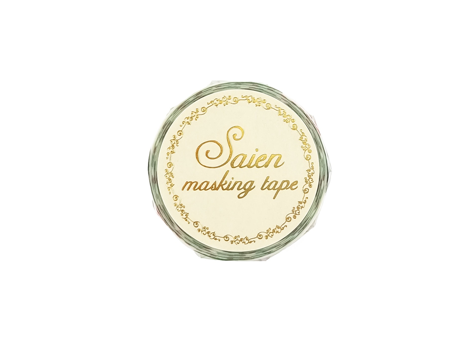 Saien | Christmas Washi Tape - Flower Wreath