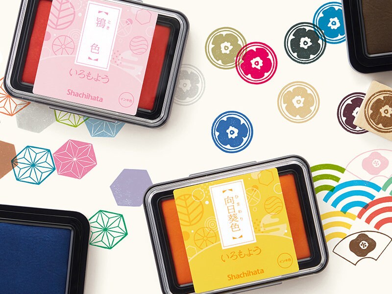 Shachihata Iromoyo Ink Pad - Green Blue