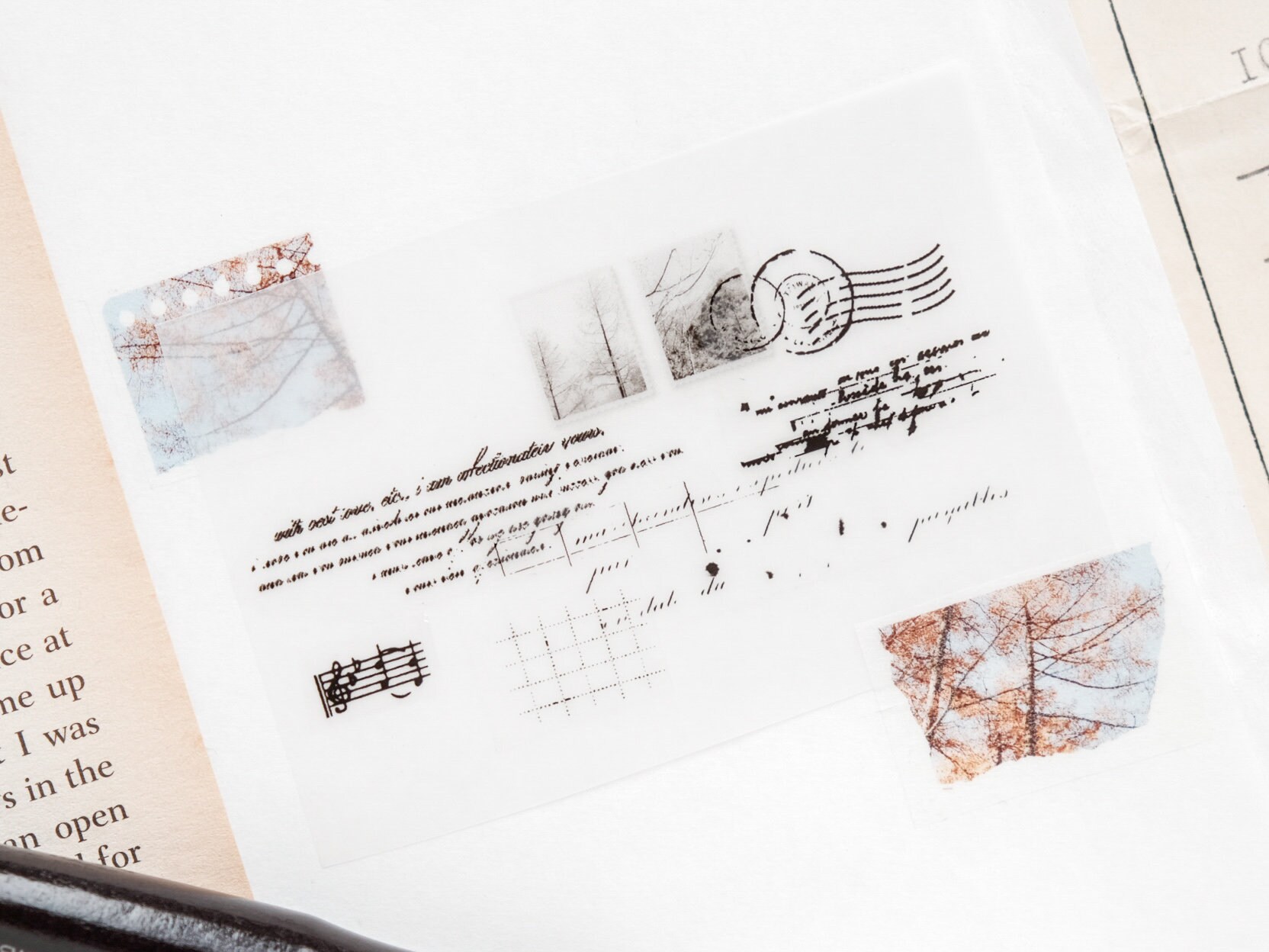 Stationery Instinct Matte PET Tape - Collage Practice