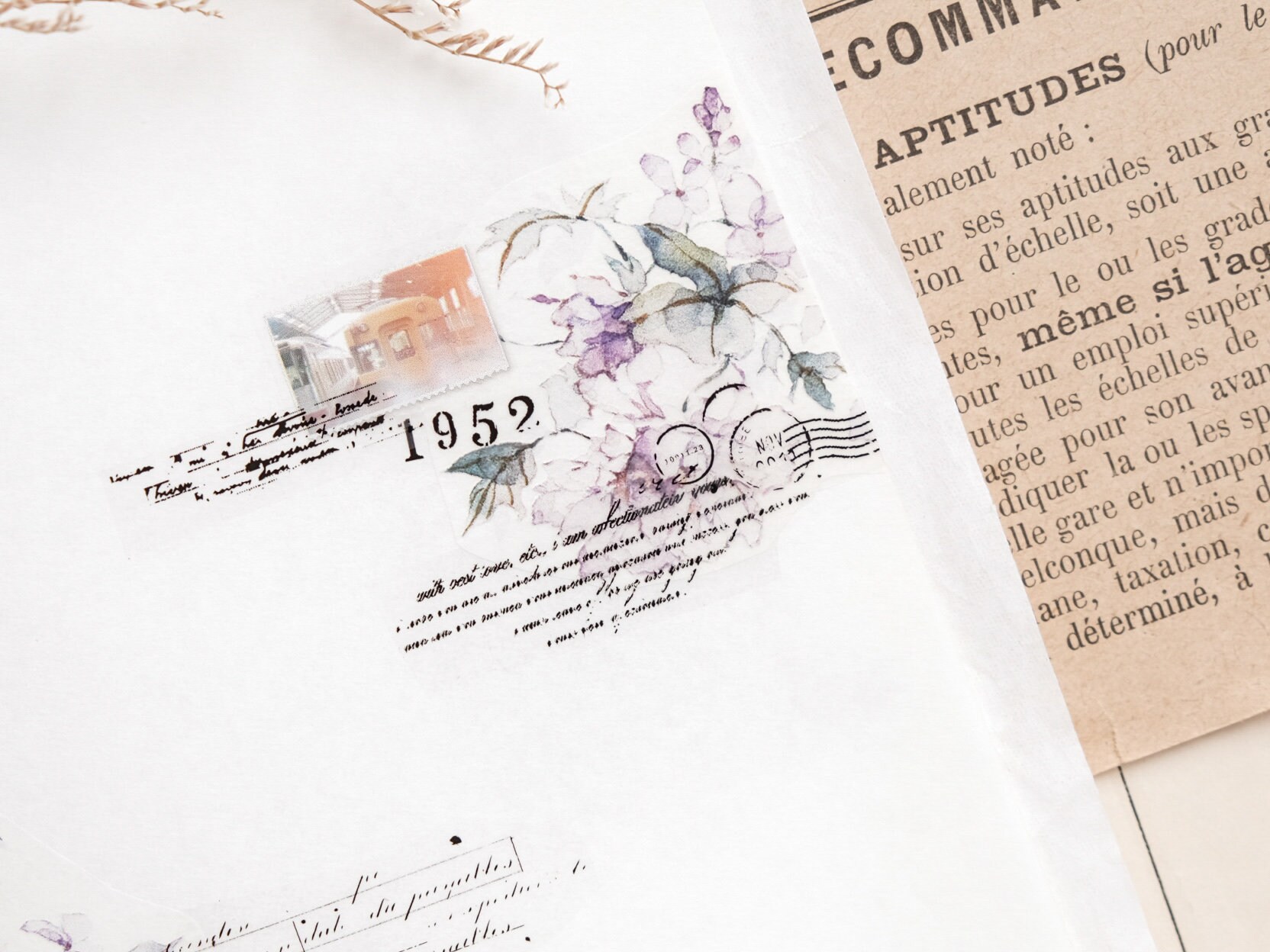 Stationery Instinct Matte PET Tape - Collage Practice