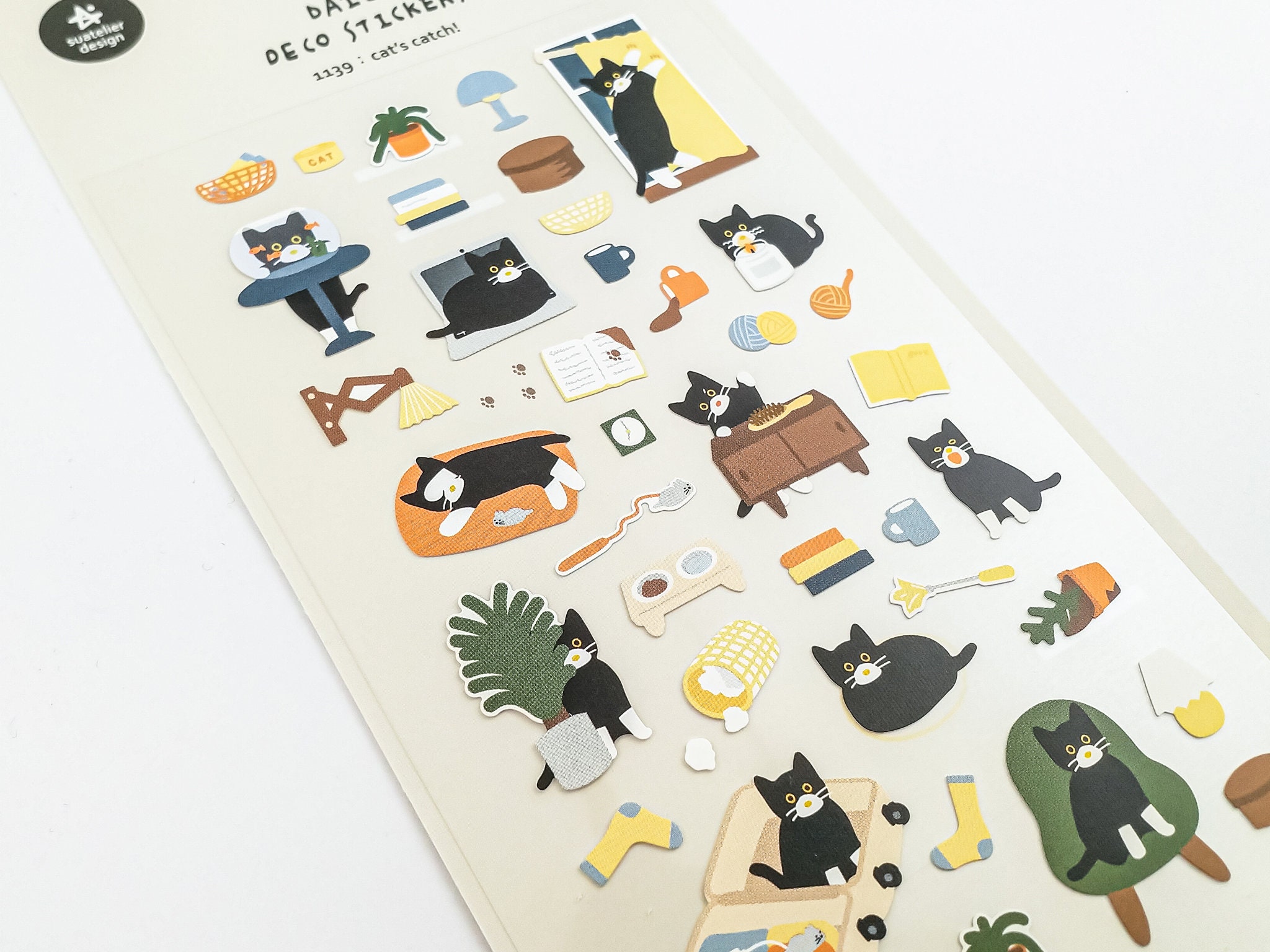 Suatelier Stickers 1139 - Cats Catch