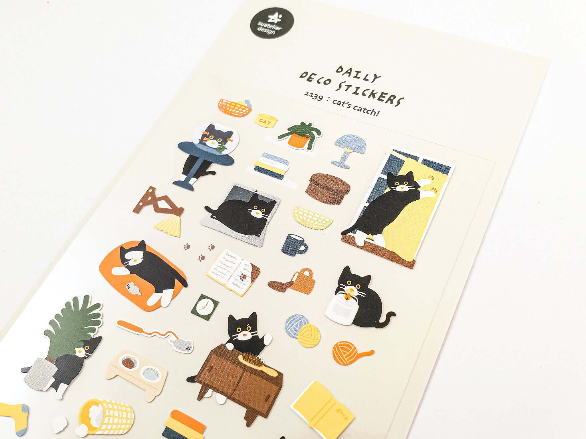 Suatelier Stickers 1139 - Cats Catch