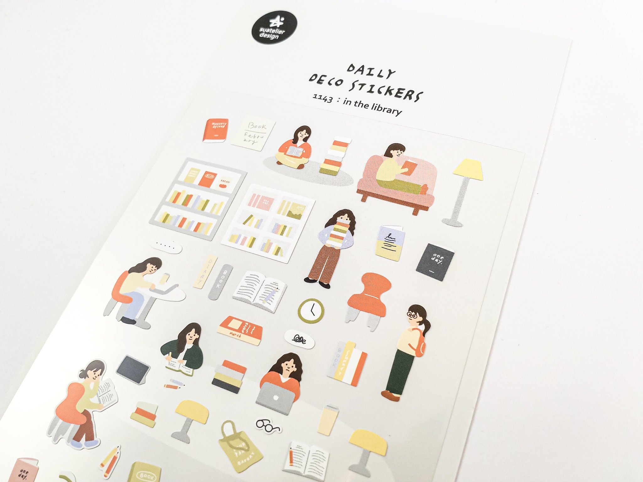 Suatelier Stickers 1143 - In The Library