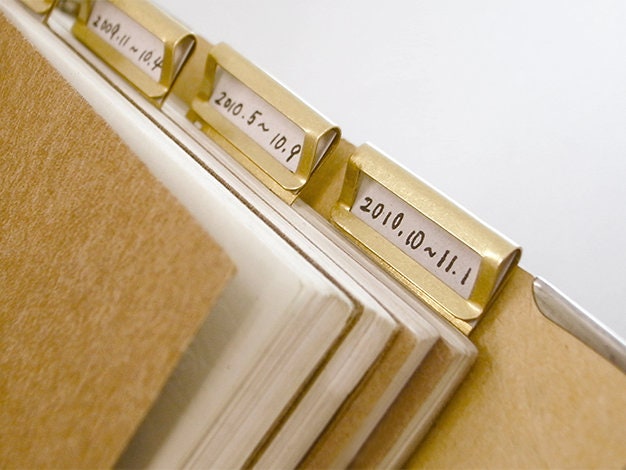 Traveler's Company Brass Index Clips