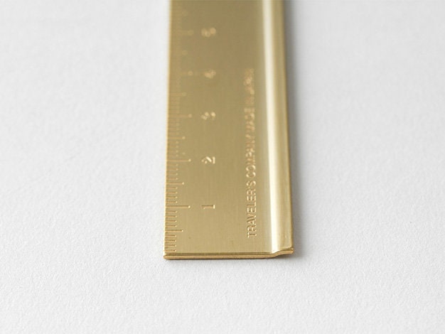 Traveler's Company Brass Ruler