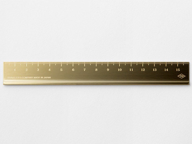 Traveler's Company Brass Ruler