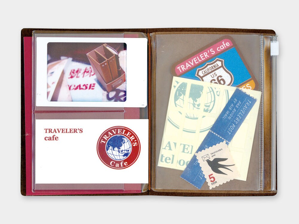 004. Zipper Pocket Passport Traveler's Notebook
