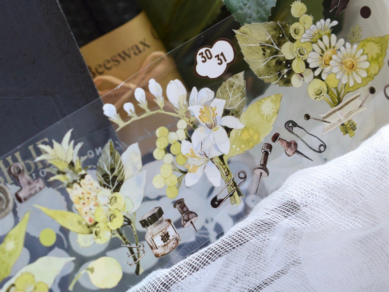 Wildberry Lab Tape SAMPLE - Daily Berries And Blossoms