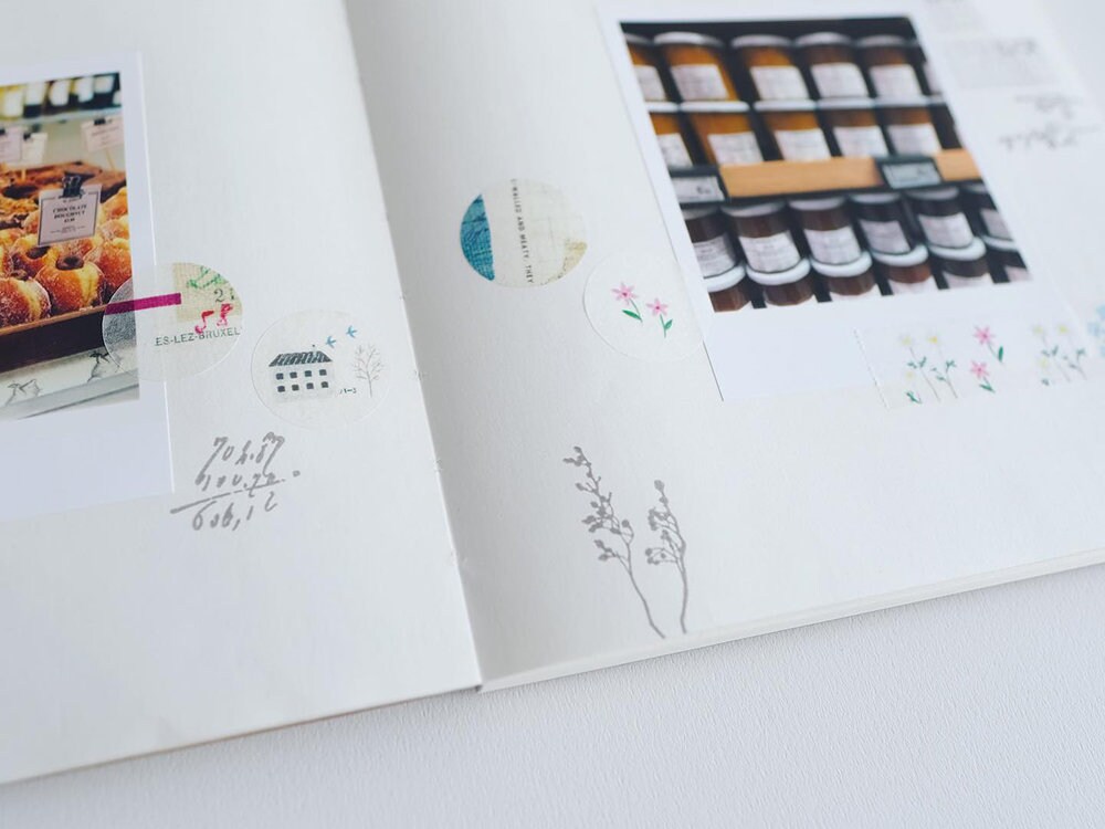 Yohaku Washi Dot Stickers - Humming