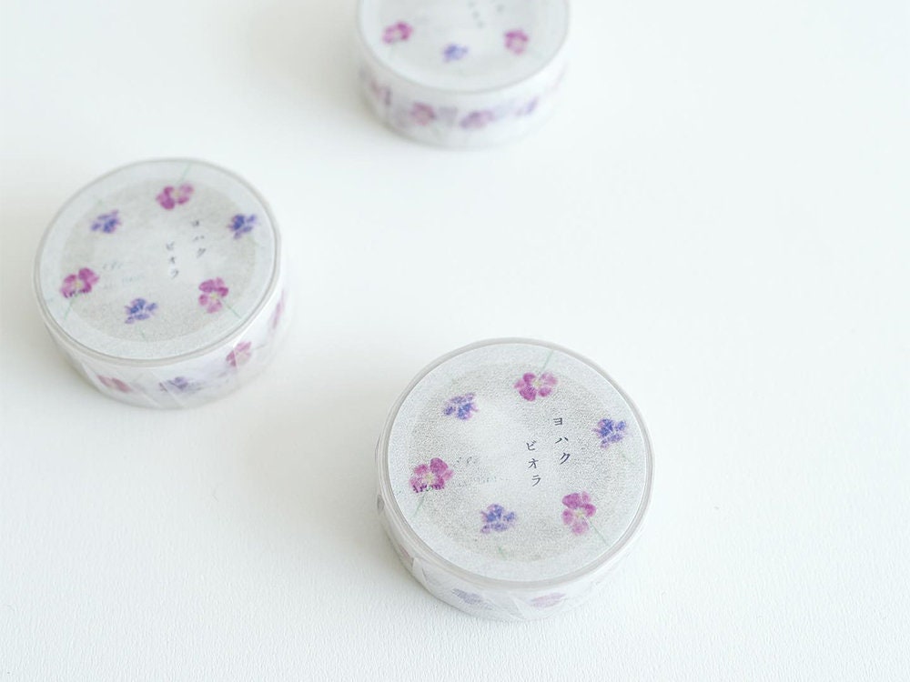 Yohaku Washi Tape Y-104 - Viola