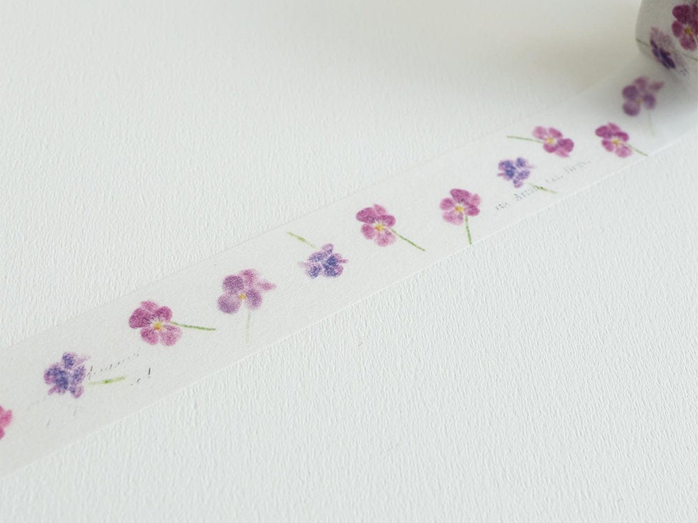 Yohaku Washi Tape Y-104 - Viola