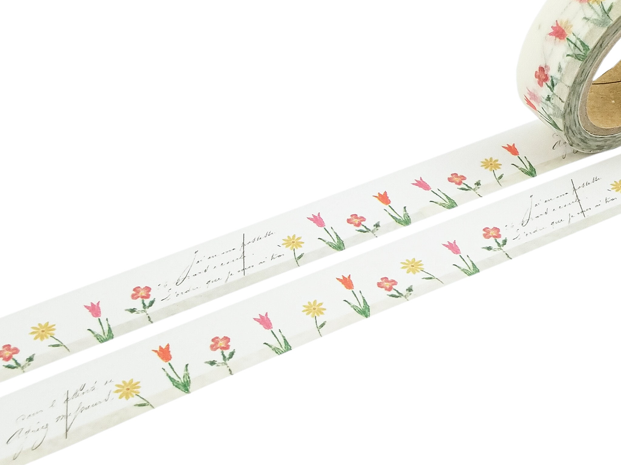 Yohaku Washi Tape Y078 - Spring Garden