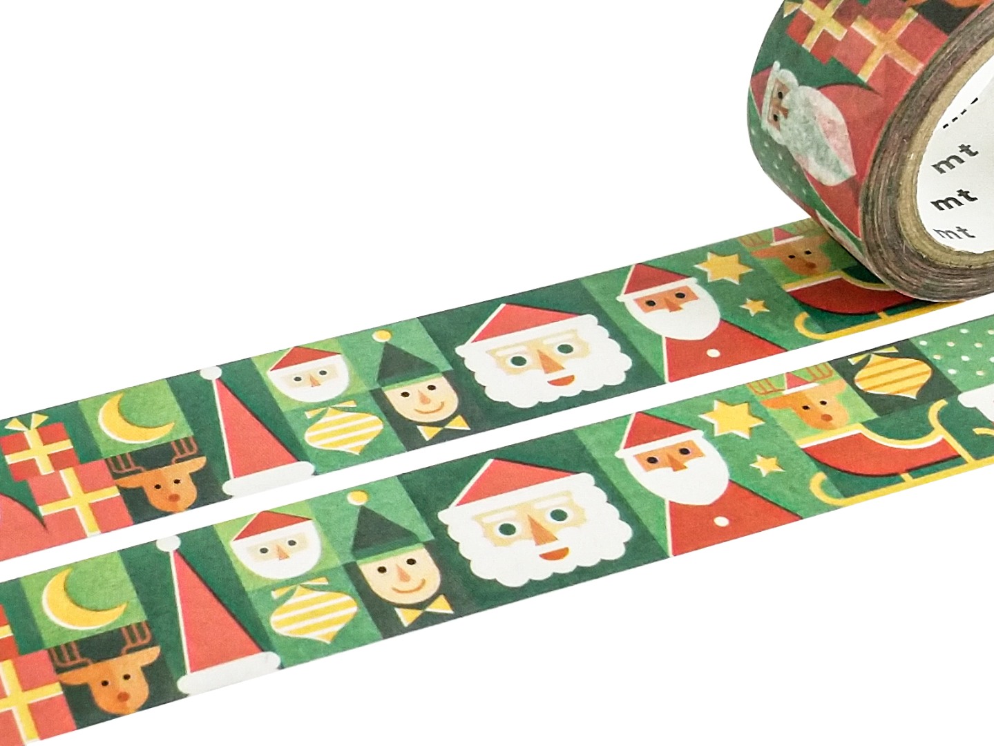 MT Christmas Washi Tape - Various Santas